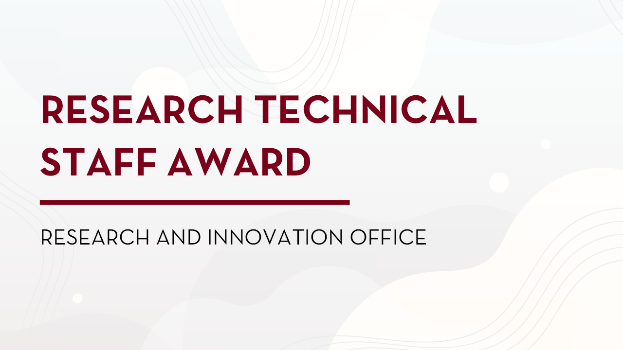 Research Technical Staff Award