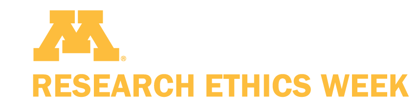 UMN logo above text: research ethics week