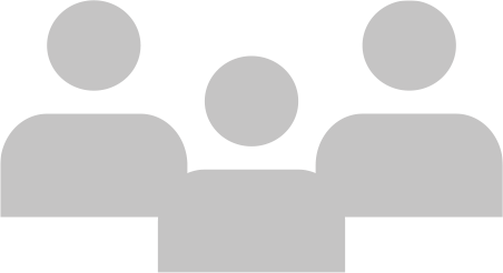 Graphic of three people crowded together